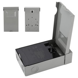 HUAREW 60 Amp AC Disconnect Metal Box, 240V Pull Out AC Disconnect Switch, 60A 2 Pole 3 Wire 1 Phase 240 VAC, Non-Fused for Home and Light Commercial Air Conditioning, Near Condensing Unit