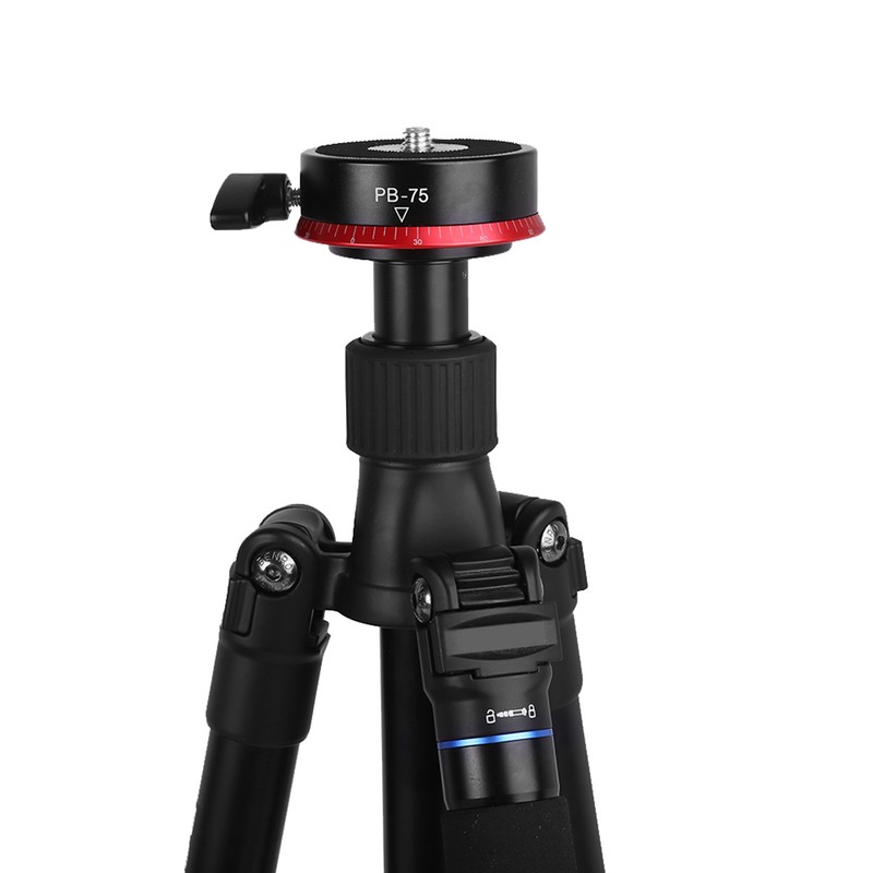 Aluminum Alloy Panorama Ball Tripod Head With Bubble Level and