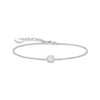 Thomas Sabo 925 Sterling Silver White Cubic Zirconia Charm Bracelet