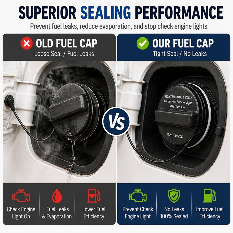Gas Cap Replacement for Nissan Altima Frontier Murano Pathfinder Versa