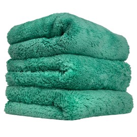 Chemical Guys Happy Ending Edgeless Microfiber Buffing Towel Green - MIC35603
