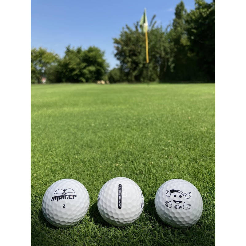 Emainer emoG Golf Ball, 3 Soft Golf Balls with Maximum