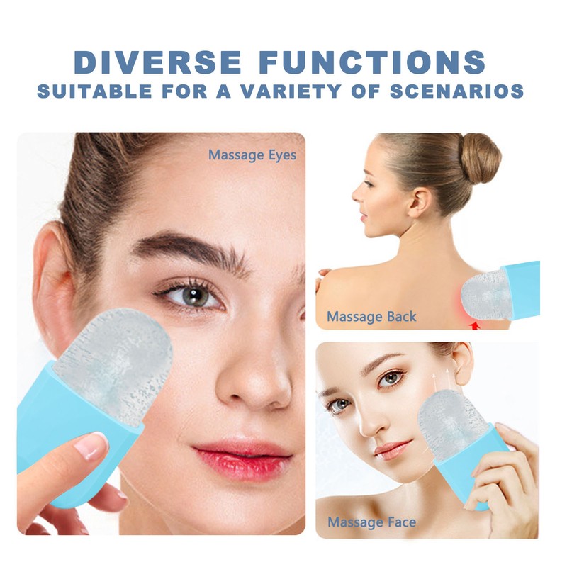 Silicone Ice Face Roller Prevent Wrinkles Brightening Facial Beauty Ice