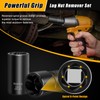 Topec 5PCS Lug Nut Extractor Set, 1/2-Inch Drive Wheel Lock
