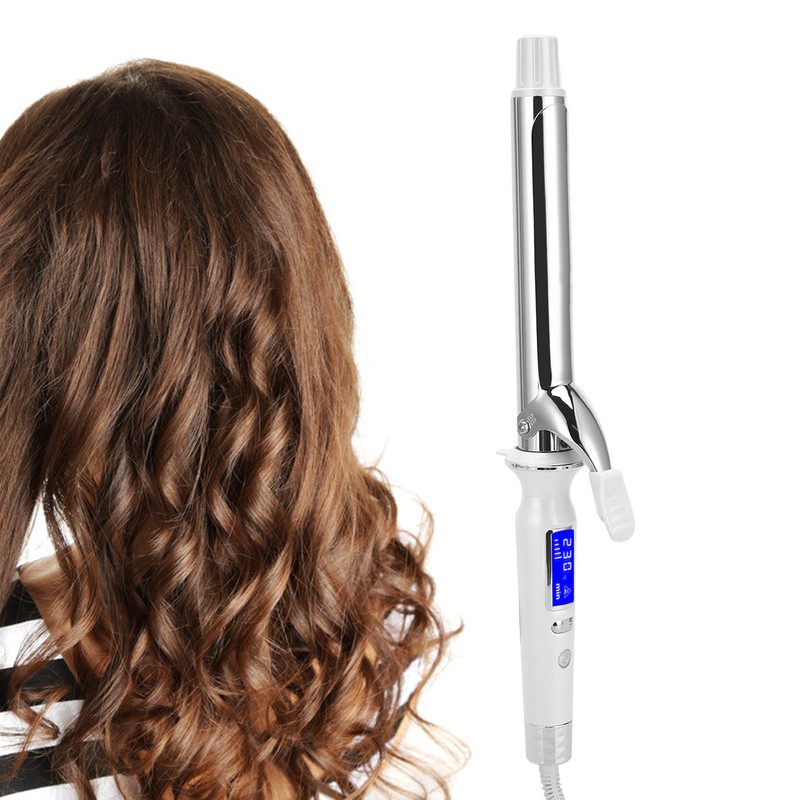 Suaperne Electric Hair Curler AntiScald Hair Curling Wand LED Display