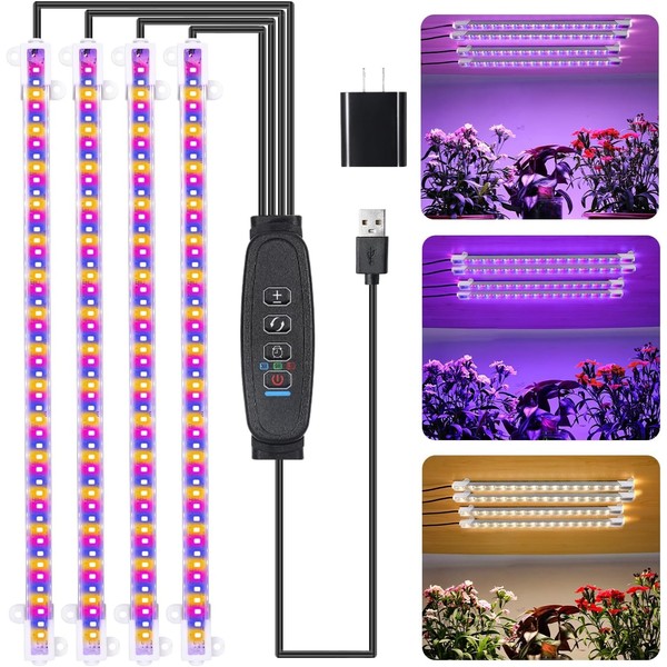 Hywyimlait 7.8' Growing Lamp for Indoor Plants, Red & Blue