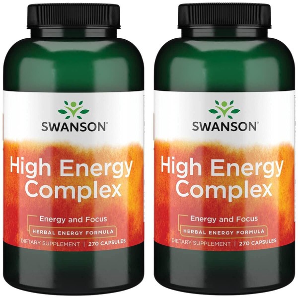 Swanson High Energy Complex 270 Capsules (2 Pack)