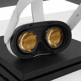 PSI 2 Lens Melanin Anti Blue Light Lens for Oculus Meta Quest 3 Glasses, Inserts Compatible for VR Accessories, Eye Protection