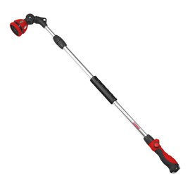 Chapin International 4673 10 Pattern Rotatable Nozzle and 39 to 56 inches Extension Telescoping Watering Wand, Black/Red, 39-56 inches