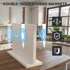 THMINS White Magnetic Knife Holder, Double-Sided Magnetic Knife Block Universal