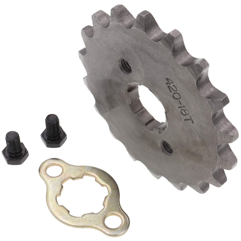 Magkowar 420 Front Enigine Sprocket with Retainer Plate Sets for
