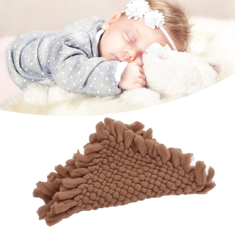 Soft Newborn Baby Photography Mat Blanket Knitted Photography Shoot Backdrops