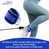 2 Pcs Ankle Straps for Cable Machine, Ankle Cuff for