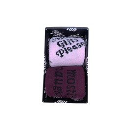 Victoria's Secret Pink 2 Pairs Marshmallow Crew Socks Boxed Gift Set NIB One Size Fit All New