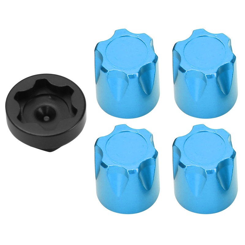 4pcs RC Car Wheel Rim Center Cap M4 Nut Fit