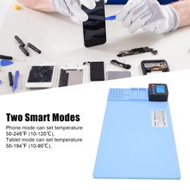 Silicone Soldering Mat, Phone Repair Mat Antistatic Mat For Electronics Anti Static Mat For Pc Building Heat Plate for Smartphone LCD Screen Separator Machine Repair Tools