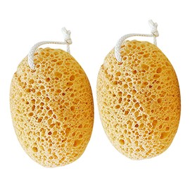 Gatuida 2Pcs Exfoliating Bath Sponge Essentials for Adults Bath Tool for Deep Cleaning Foaming Quick Drying Body Scrubber for Shower