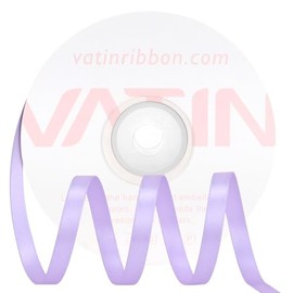 VATIN Double Face Lilac Satin Ribbon 1/4" Continuous 25 Yards,Purple Polyester Fabric Ribbon use for Bows Bouquet, Gift Wrapping, Floral Arrangement Wedding Decoration