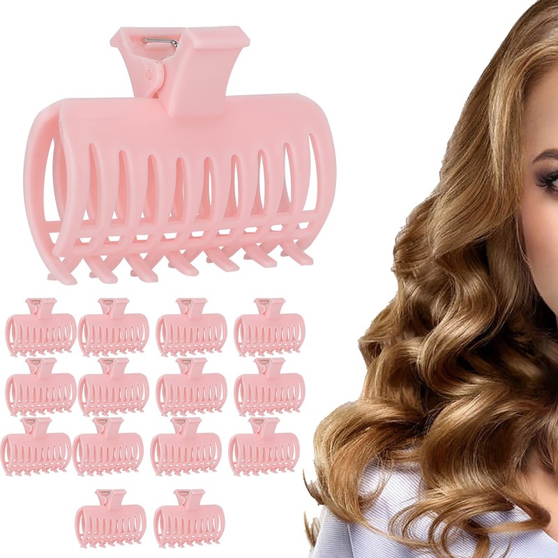 15PCS Hot Roller Clips, Curler Clip for Girls Women, Hair
