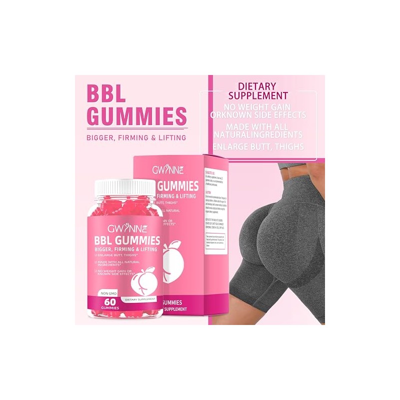 BBL Gomitas de aguaje y fenogreco Mejora Tus Curvas 60