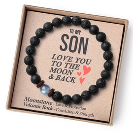 THEMEROL Teens Boys Gift Ideas Teenage Kids Him Men Bracelets Beaded Son 12 14 16 18 Year Old Birthday Cool Unique Christmas Stocking Stuffers Confirmation Valentines Day Easter Basket Graduation