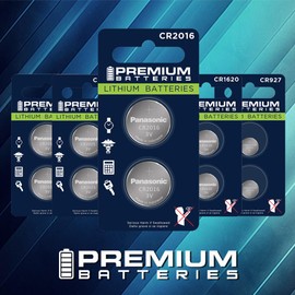 Premium Batteries Premium CR927 Lithium 3V Coin Cell - Japanese Engineered High Capacity Batteries (4 Pack)