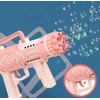 Genérico Burbujero Tipo Bazooka Multi Burbujas Unisex Juguete Infantil (Rosa)