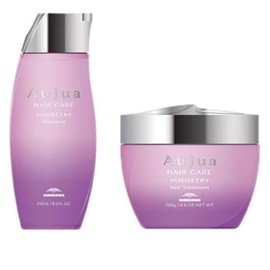 Milbon Aujua LSC Shampoo 8.5 fl oz (250 ml), Hair Treatment, 8.8 oz (250 g), Set of 2