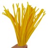 HAHIYO 12inches*6mm Yellow 70PCs Pipe Cleaner Craft Chenille Stem Extra