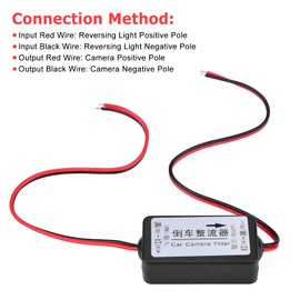 Hikity Car Reversing Camera Parking Aid Filter 12 V DC Reversing Camera Power Relay Condenser Filter Rectifier for VW Opel Benz Germany and American Auto Series