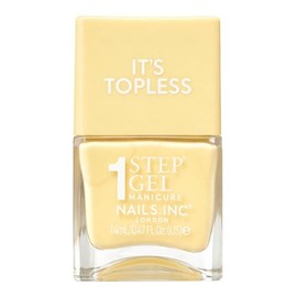 Nails.INC It's Topless Heidi Banana Yellow Gel-Like Nail Polish | Bright butter yellow gel nail polish stays glossy and long-lasting for 6 days. Ideal for manis, gifting, and glam nights