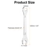 sourcing map Thin Open End spanners SAE, 3/8x7/16 Inches, Slim