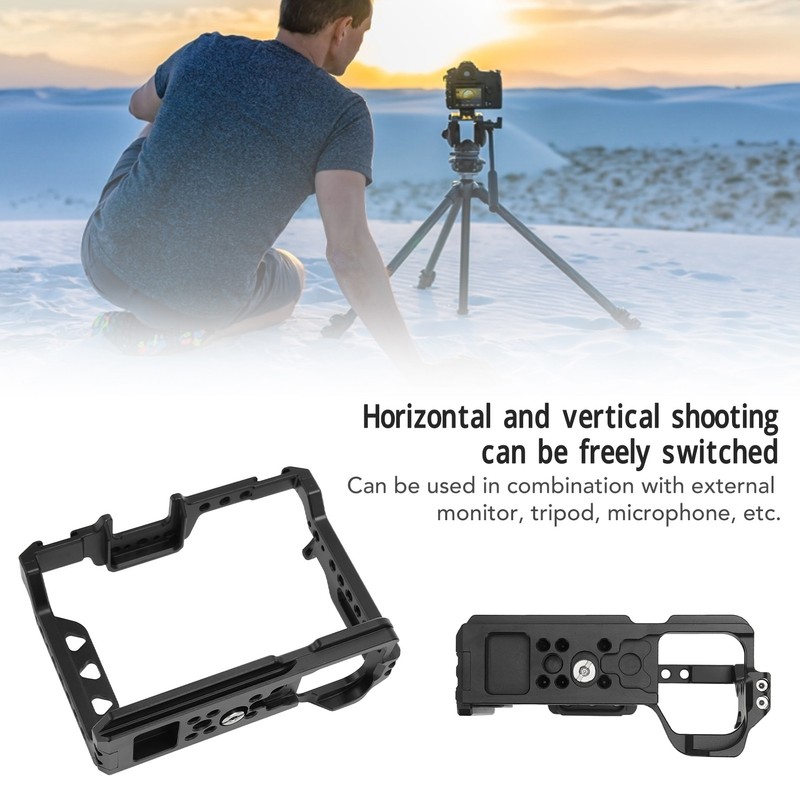 Camera Full Cage for A7M4 A7R3 Aluminum Alloy Camera Video