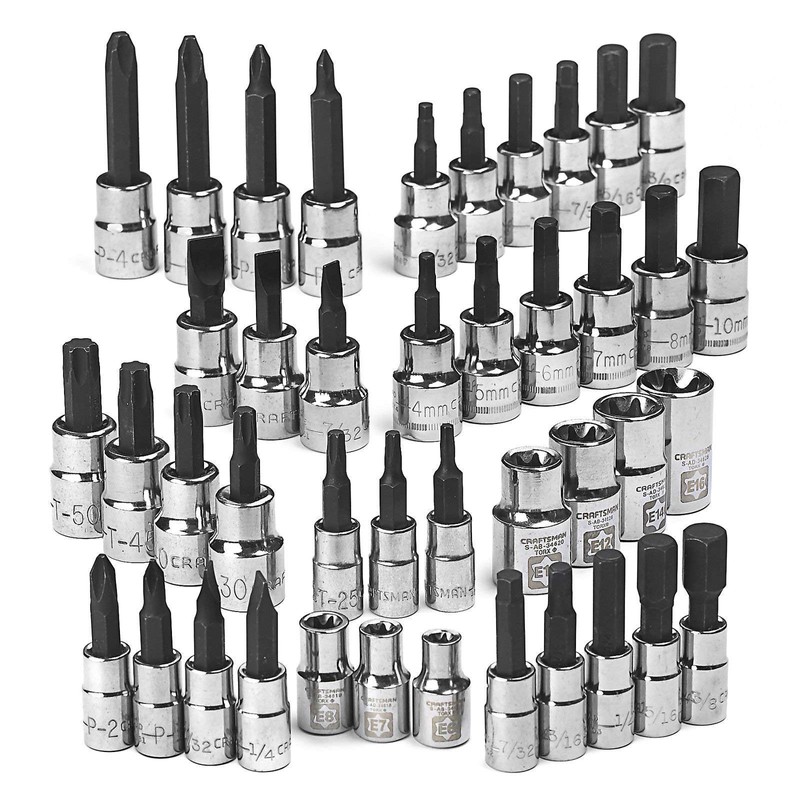 Craftsman 42 pc. Hex and Torx Bit Socket Super Set,