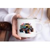 MAXIKIWI - Durable Enamel Coffee or Tea Cup for Indoor