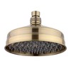 ENKI R35 150mm Traditional Fixed Small Shower Head - Antique
