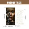 FFWTPY 6 Glitter Freckles Tattoo, Freckles Tattoo Glitter Face Plasters,