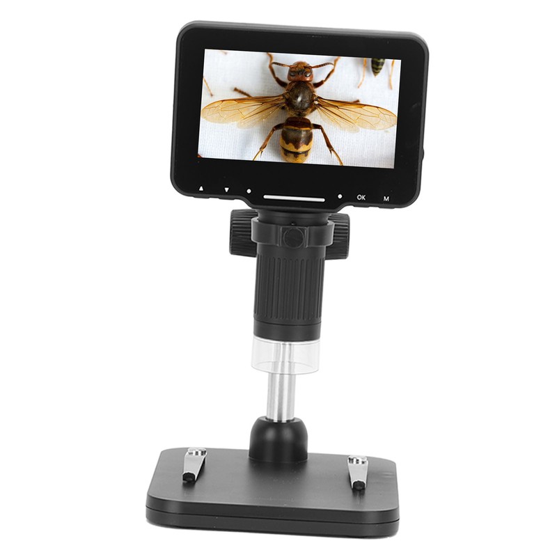 4.3in HD LCD Digital USB Microscope 1000X Magnification Electronic Microscope