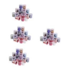 NUOBESTY 80pcs Nail Glitter Art Multi-use Manicure Supplies Gradient Colors for Festivals Easy Application Natural Artificial Nails for Home Decoration and Crafting