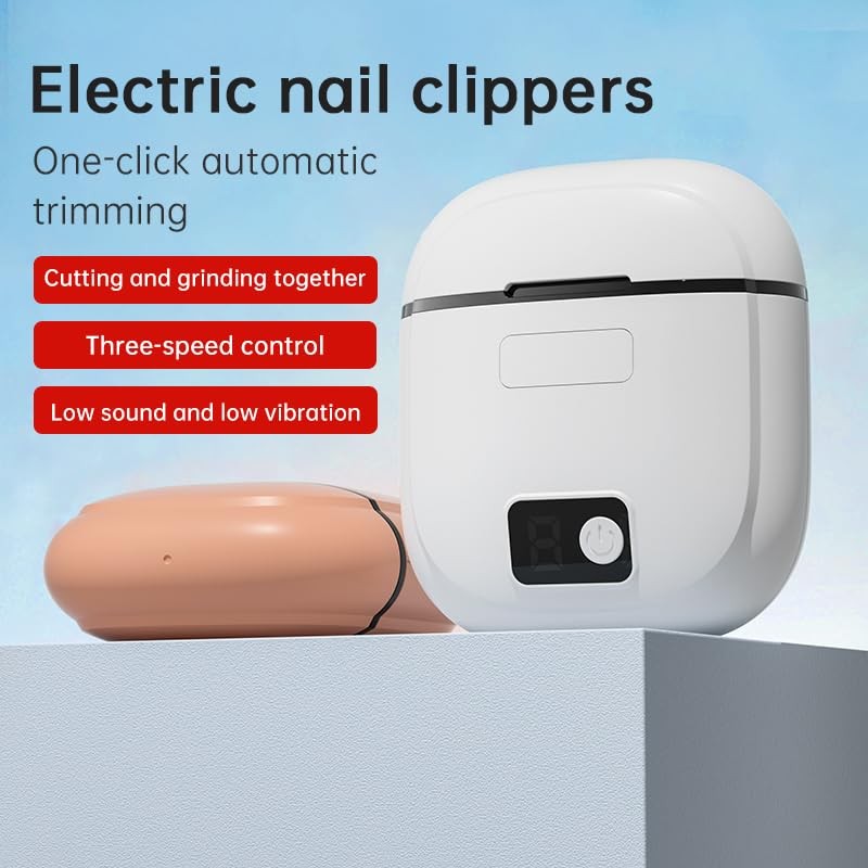 Nail Clipper, Electric Nail Clippers,3-in-1 Electric Nail File & Trimmer