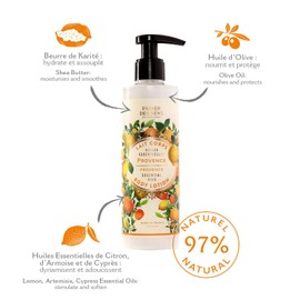 Panier des Sens Body Lotion Dry Skin Provence, Moisturising Cream with Shea Butter and Olive Oil - Natural Cosmetics Made in France - 250 ml