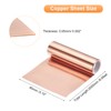 sourcing map Copper Sheet Roll 2000mm x 80mm x 0.05mm,