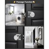 Passage Door Knob, Heavy Duty Closet Door Handles Without Lock,