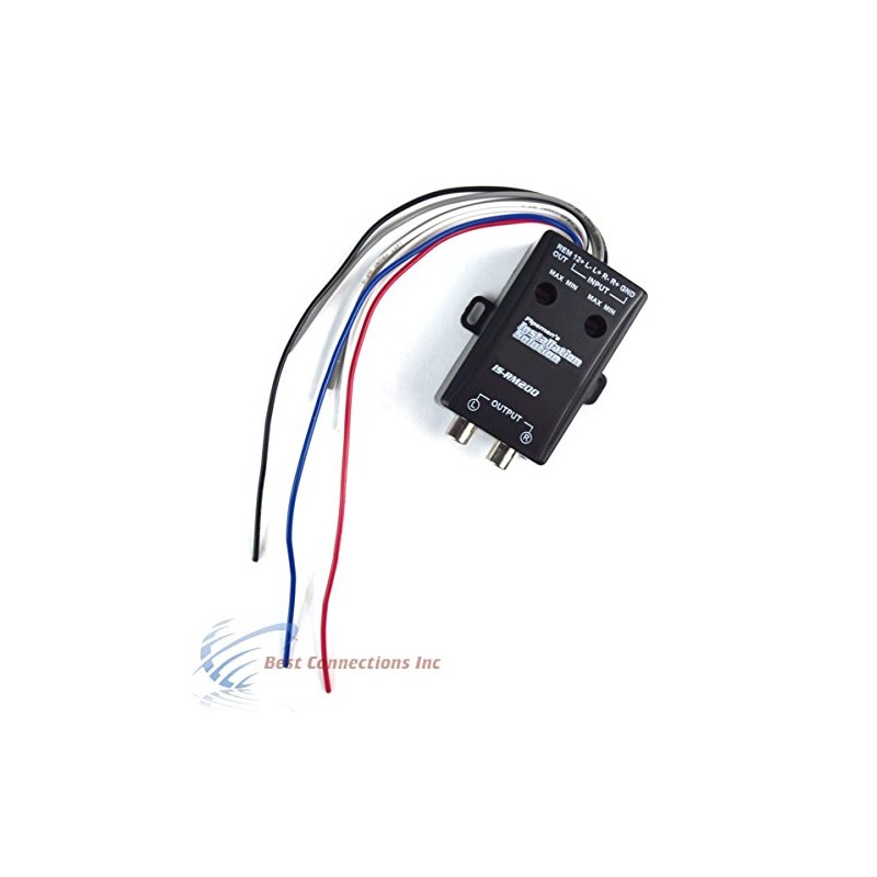 Pipeman's Installation Solution High/Low Converter with Remote Turn On Gold
