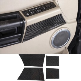 Nicecar-88 Carbon Fiber Inner Door Panel Trim Panel Fits For Hummer H2 2003-2007