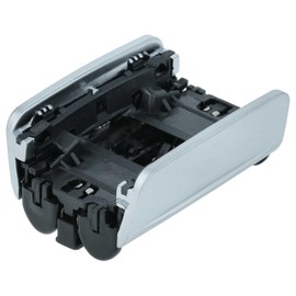 vhbw Ersatz-Scherkopf kompatibel mit Braun Series 8 Elektrorasierer, Schwarz Silber