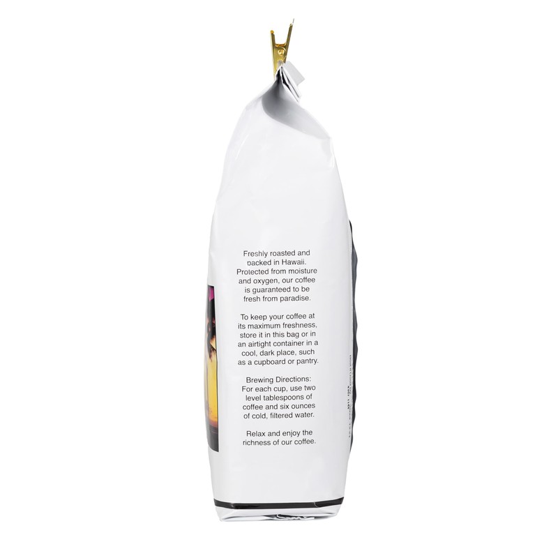 Hawaiian Isles Coffee Hazelnut Flavored, Light Roast Ground Coffee, Roasted