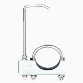 2.5" Universal Exhaust Clamp With Hanger For Car And Truck Exhaust Pipe