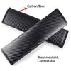 Carbon Fibre 'DS Auto' Racing Style Seat Belt Pads. Pair