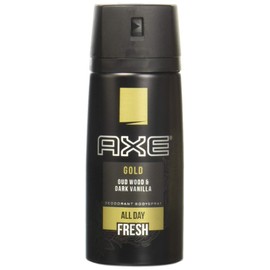 4 Oz Gold Oud Wood & Dark Vanilla 48hr Fresh Deodorant Body Spray